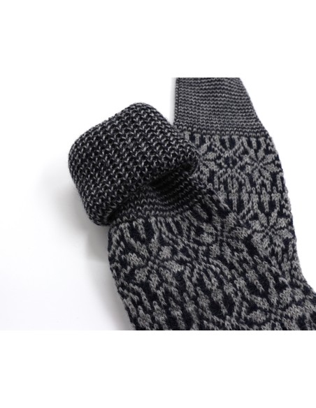 CALZINO NORVEGESE LUNGO IN 100% LANA 