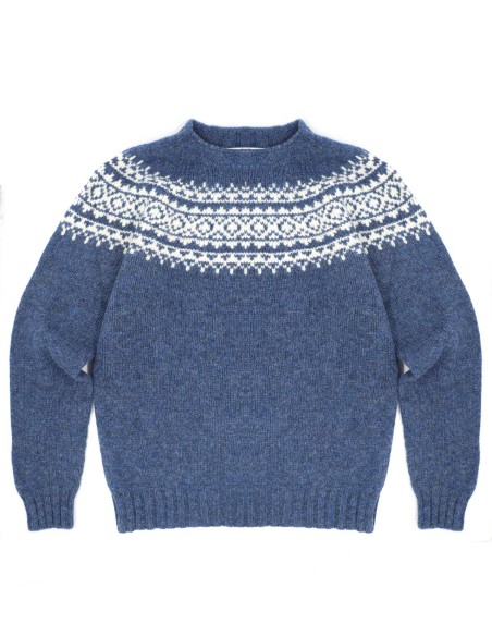 MAGLIONE UOMO SCOZZESE IN LANA D'AGNELLO "YOKE"