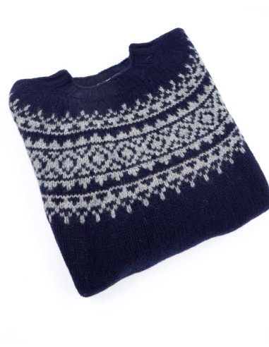 MAGLIONE UOMO SCOZZESE IN LANA D'AGNELLO "YOKE"