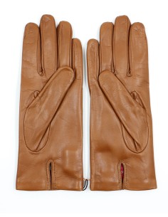 GUANTO DONNA IN PELLE E CASHMERE  - CAMMELLO 2