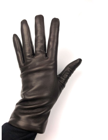 GUANTO DONNA IN PELLE E CASHMERE 