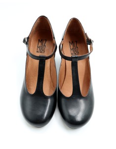 SCARPETTA MARY-JANE IN PELLE "FLETA" - NERO