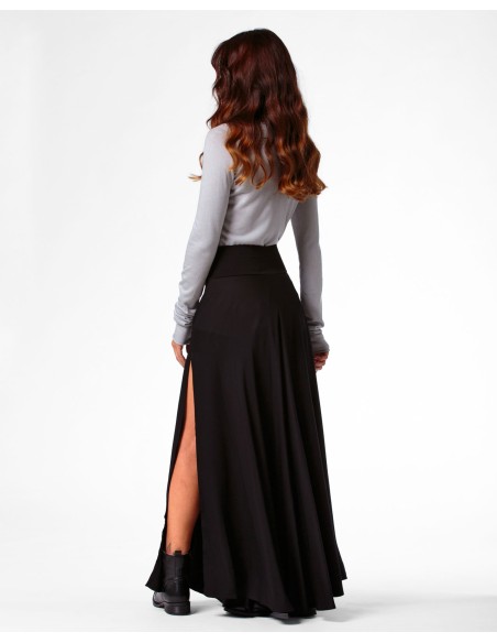 GONNA CON SPACCO IN 100% BAMBU' SATIN "LYRA"