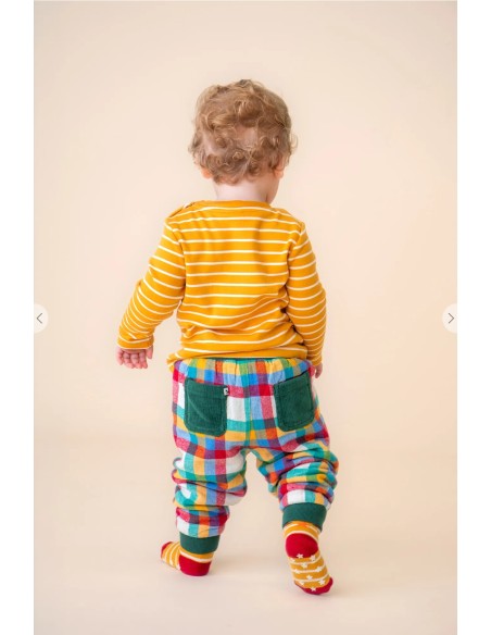 PANTALONE REVERSIBILE IN COTONE BIOLOGICO "RONNIE"