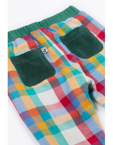 PANTALONE REVERSIBILE IN COTONE BIOLOGICO "RONNIE"