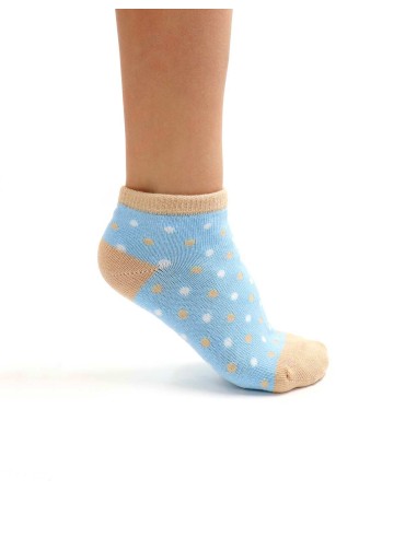 CALZINI CORTI BAMBINI IN BAMBU "MIX POIS"