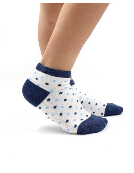 CALZINI CORTI BAMBINI IN BAMBU "MIX POIS"