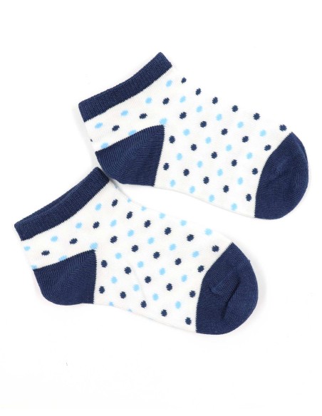 CALZINI CORTI BAMBINI IN BAMBU "MIX POIS"