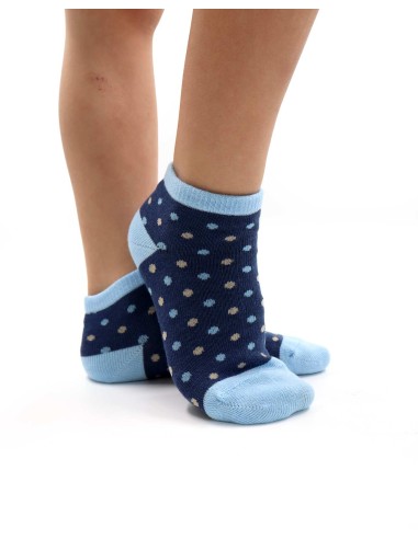 CALZINI CORTI BAMBINI IN BAMBU "MIX POIS"