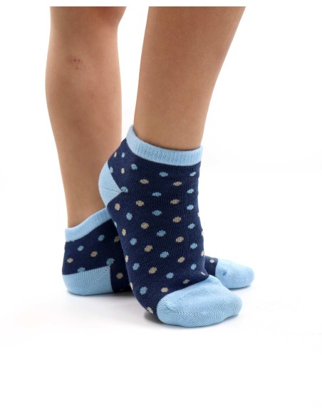 CALZINI CORTI BAMBINI IN BAMBU "MIX POIS"