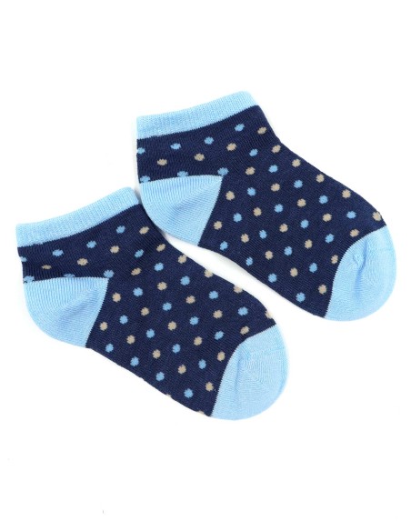 CALZINI CORTI BAMBINI IN BAMBU "MIX POIS"