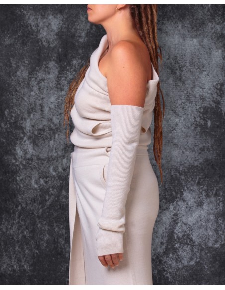 SCALDABRACCIA LUNGHI IN LANA E CASHMERE "MJSTIC"