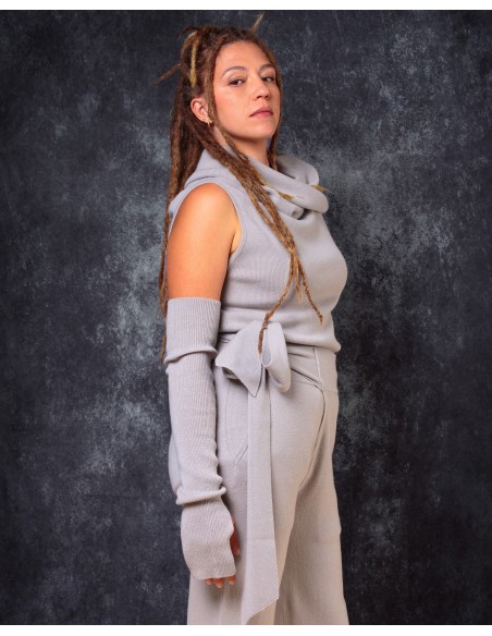 SCALDABRACCIA LUNGHI IN LANA E CASHMERE "MJSTIC"