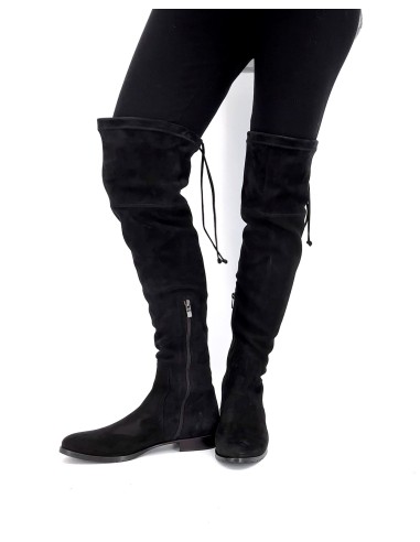 STIVALE ALTO CUISSARDES DONNA IN CAMOSCIO STRETCH