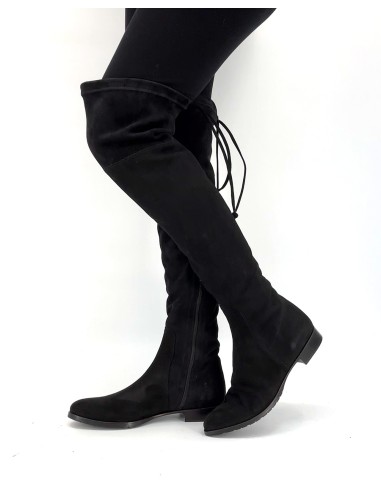 STIVALE ALTO CUISSARDES DONNA IN CAMOSCIO STRETCH