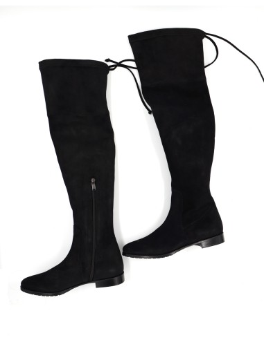 STIVALE ALTO CUISSARDES DONNA IN CAMOSCIO STRETCH