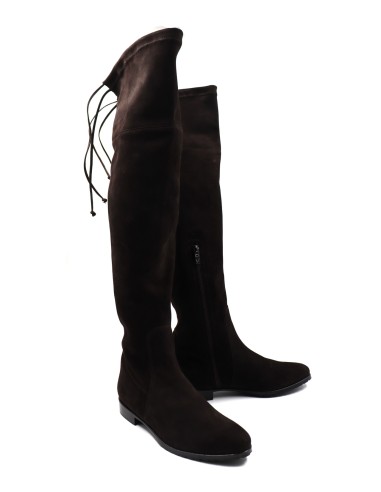 STIVALE ALTO CUISSARDES DONNA IN CAMOSCIO STRETCH