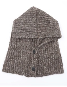 CAPPUCCIO IN ALPACA "DAPHNE" - MARRONE