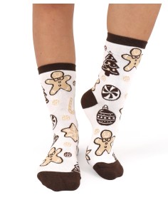 CALZINI IN BAMBU' "PAN DI ZENZERO" - BIANCO