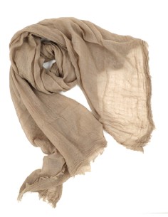 STOLA IN LANA EXTRAFINE 100X200 CM - TORTORA