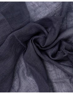 STOLA IN LANA EXTRAFINE 100X200 CM - NAVY 2