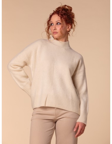 MAGLIONE CHUNKY IN 100% CASHMERE SPAZZOLATO...