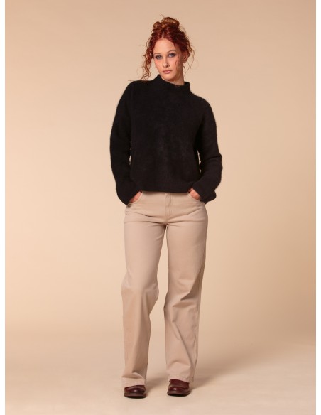MAGLIONE CHUNKY IN 100% CASHMERE SPAZZOLATO "CAMILLA"