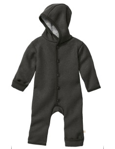 TUTONA BABY DA ESTERNO IN LANA COTTA BIOLOGICA  - ANTRACITE