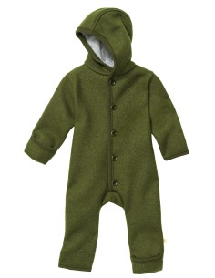 TUTONA BABY DA ESTERNO IN LANA COTTA BIOLOGICA  - OLIVA