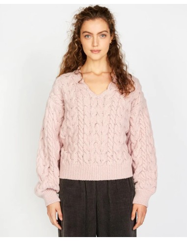 MAGLIONE IN LANA IRLANDESE E CASHMERE A V...