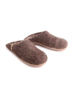 PANTOFOLA IN LANA CON SUOLA...