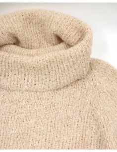 MAGLIONE COLLO MORBIDO IN  BABY ALPACA, SETA E LINO... 2