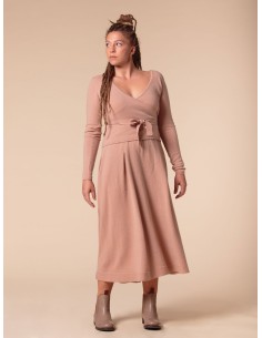 SCALDACUORE IN 100% CASHMERE "ANGELICA" - VINTAGE ROSE 2