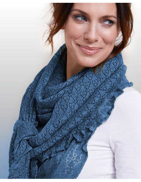 STOLA TRIANGOLARE IN LANA MERINO "SUSI"