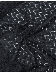 STOLA TRIANGOLARE IN LANA MERINO "SUSI" - ANTRACITE