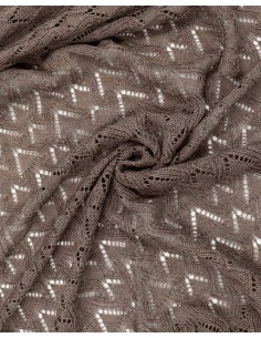 STOLA TRIANGOLARE IN LANA MERINO "SUSI" - FANGO 2