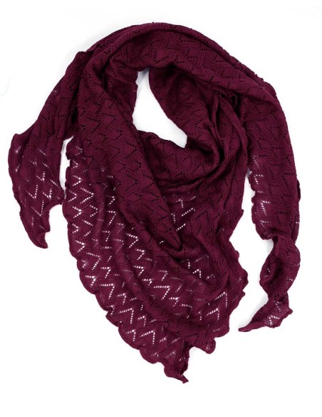 STOLA TRIANGOLARE IN LANA MERINO "SUSI"