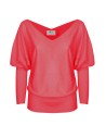 MAGLIA SCOLLO "V" CASHMIRETTA IN SETA E CASHMERE "ELISA"