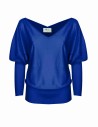 MAGLIA SCOLLO "V" CASHMIRETTA IN SETA E CASHMERE "ELISA"