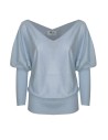 MAGLIA SCOLLO "V" CASHMIRETTA IN SETA E CASHMERE "ELISA"