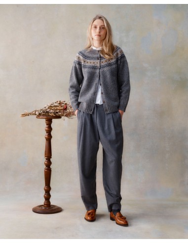  CARDIGAN SCOZZESE 100% LANA VERGINE "KILDA"