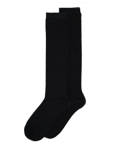 CALZINI IN BAMBU' LUNGHI "BASIC"
 - NERO