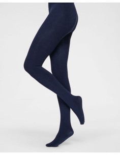 COLLANT COPRENTI E SOTTILI IN COTONE BIOLOGICO GOTS - NAVY