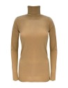CASHMIRETTA COLLO ALTO IN SETA E CASHMERE "ELENA"