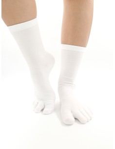 CALZINI IN BAMBU' 5 DITA - BIANCO