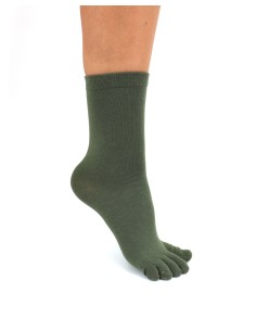 CALZINI IN BAMBU' 5 DITA - BIANCO 2