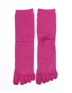 CALZINI IN BAMBU' 5 DITA - LAMPONE 2