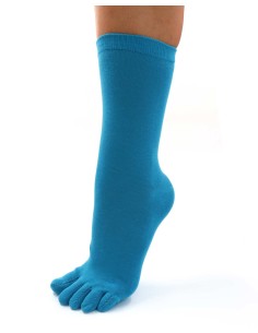 CALZINI IN BAMBU' 5 DITA - PETROLIO