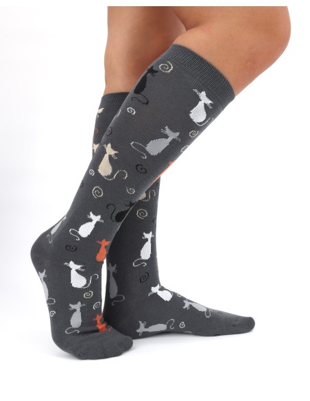 CALZINI IN BAMBU' LUNGHI "GATTI"