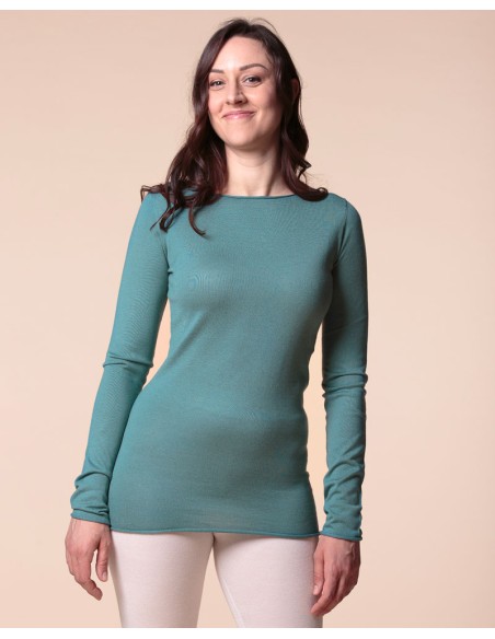 MAGLIA CASHMIRETTA IN SETA E CASHMERE "GRETA"